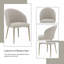 Chaise d'appoint en tissu, ensemble de 2-1524599444