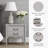 Doniesha End Table With Drawers, Antique White-64197994-62949338