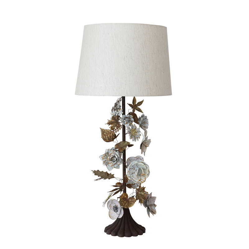Lampe de table en métal Toleware