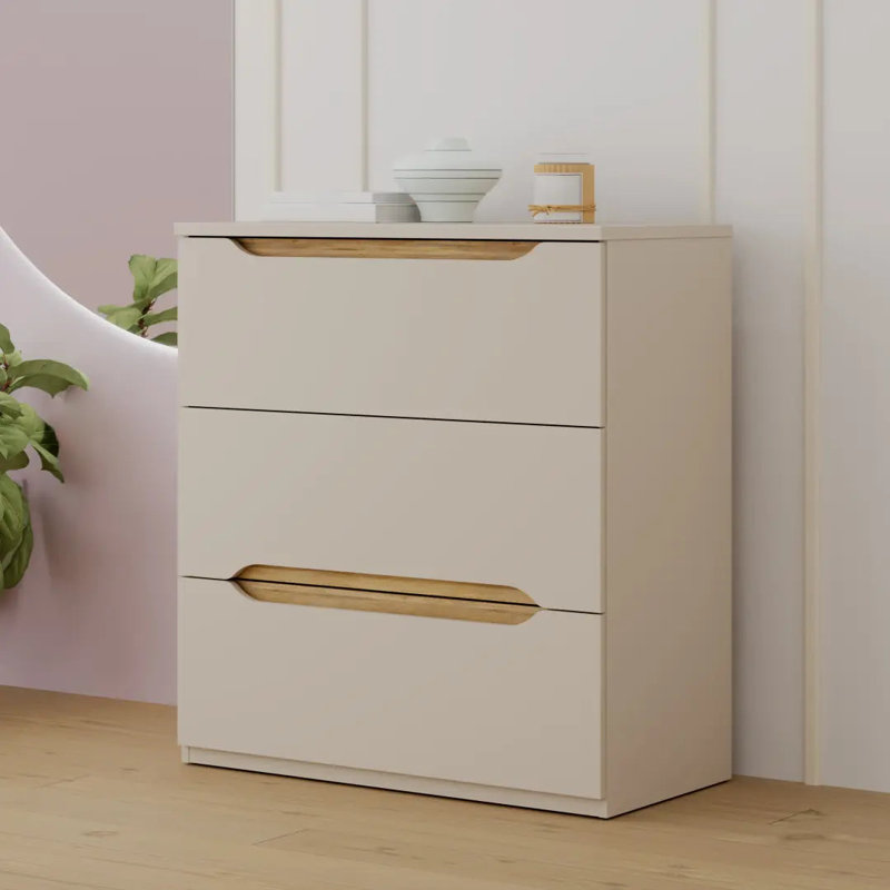 Caysin 86 cm W Chest of 3 Drawers