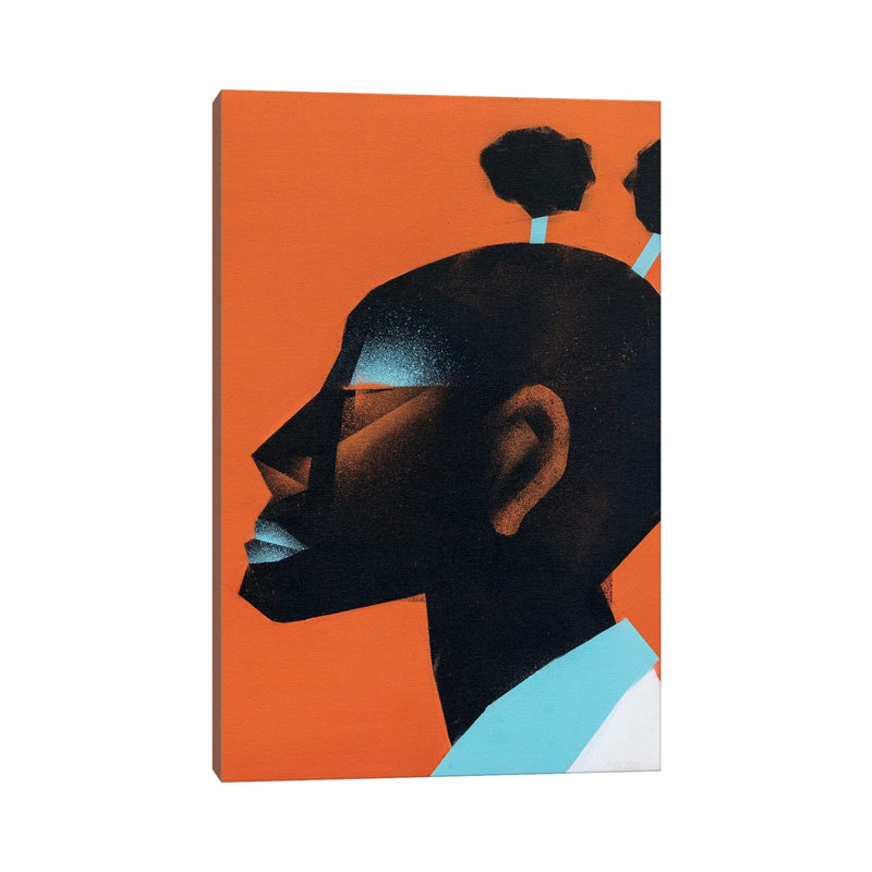 Cabeca II by VCalvento - Print on Canvas, 20.32 cm H x 30.48 cm W, Wrapped Canvas