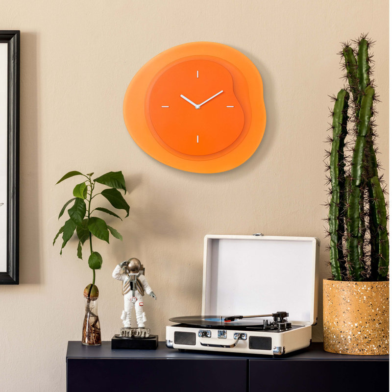 Horloge murale 15,2 pouces La Crosse, Orange
