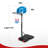 Height Adjustable Metal Portable Full-Size Basketball Hoop