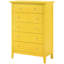 Commode jaune pour le garage - Organise vos outils avec un design élégant ajoute une touche de classe