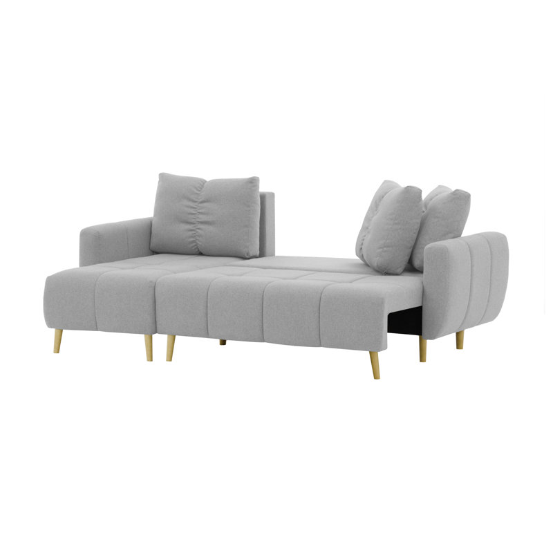 Hollaway 4 Seater Sofa Bed, Light Grey