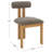 Dellar Boucle Upholstered Back Dining Chair-1200011531