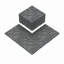 Carreaux de patio en pierre de 12 po à texture de pierre, carreaux de terrasse à emboîtement de module de bricolage, carreaux de cour faciles et rapides à installer pour le porche de la cour arrière du balcon 44 pièces, gris foncé-126815875