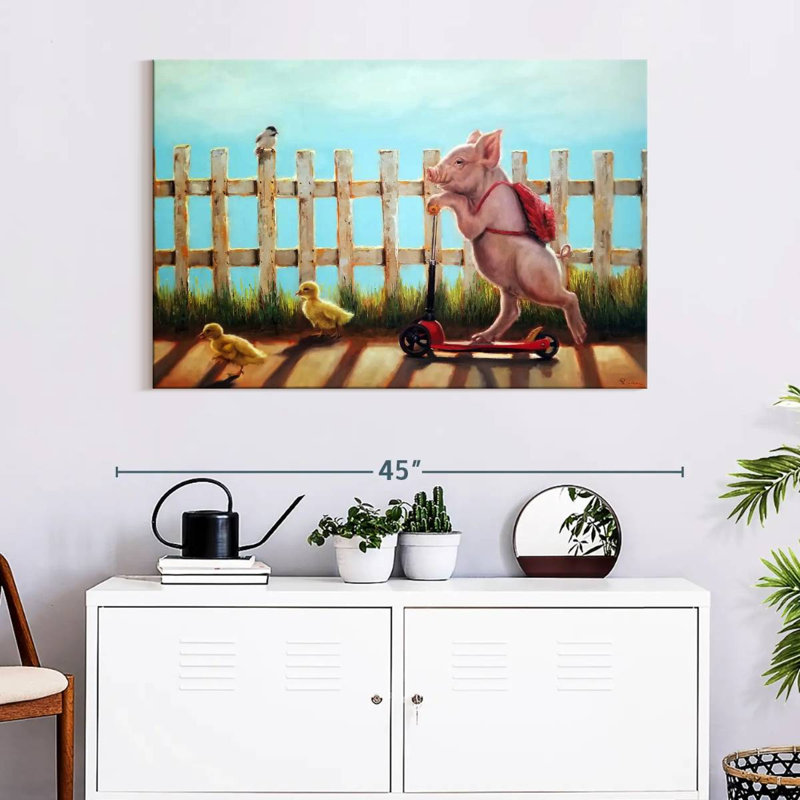 Summer Stroll, 26" H x 39" W