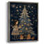 «Christmas Holiday Art» DCXLVI, reproduction d'art encadrée - bois massif-862560305