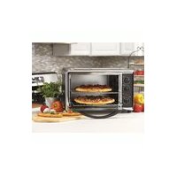 Hamilton Beach Countertop Oven with Convection and Rotisserie, Baking,  Broil, Extra Large Capacity, Silver, 31100D 