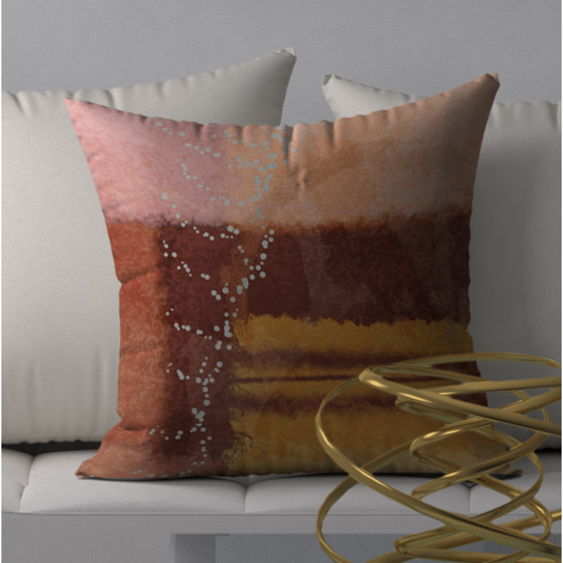 Housse de coussin carrée et écologique transformation, 18" x 18"