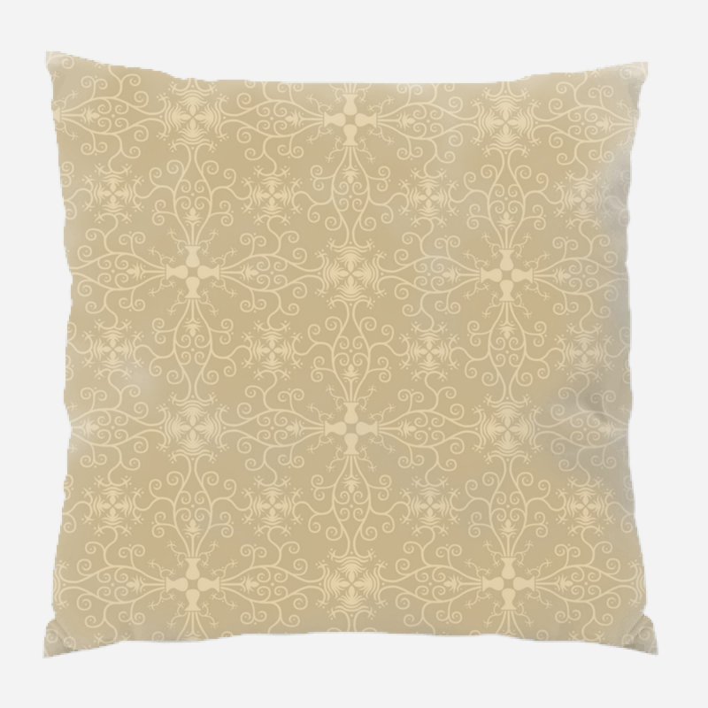 Coussin décoratif floral, Intérieur
