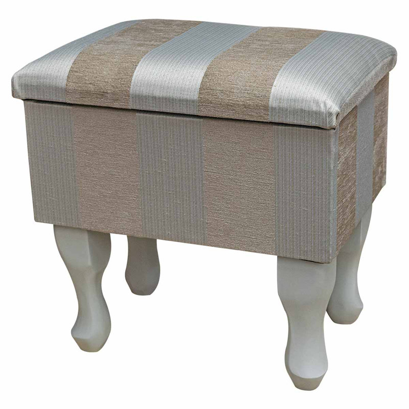 Solid + Manufactured Wood Accent Stool