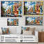 City Charleston Popart II sur toile-467657820-467657819