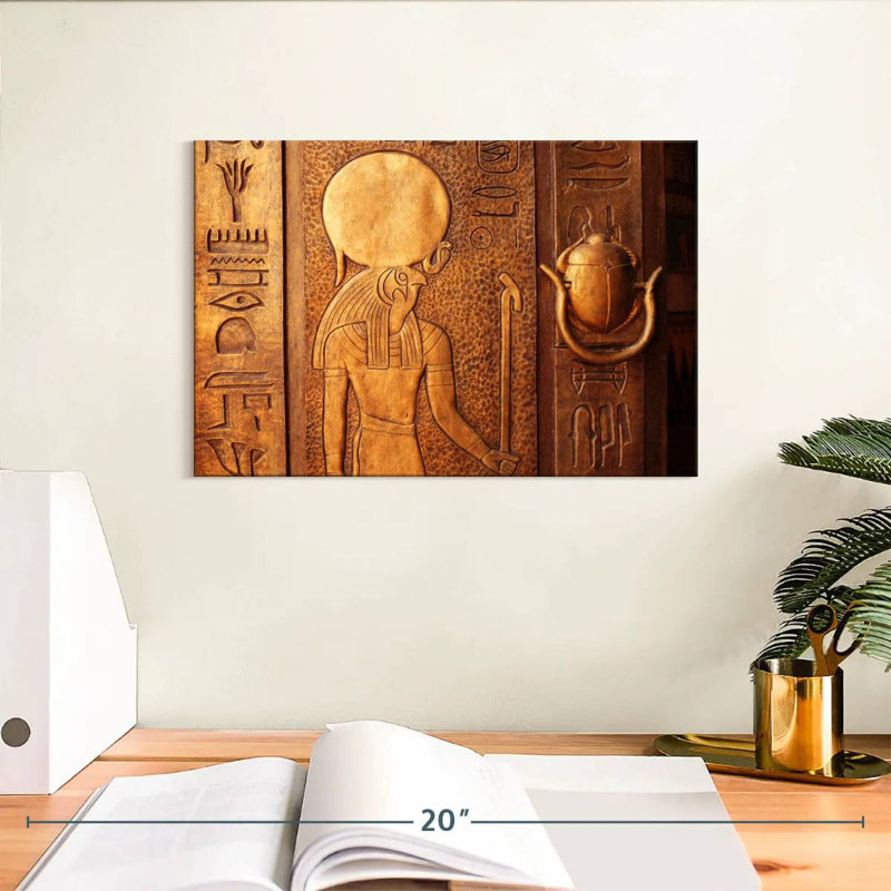Leisha Decoding Hieroglyphs, 8" H x 12" W