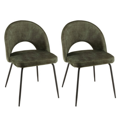 Luanna 47cm H Velvet Upholstered Side Chair