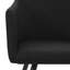 Chaise de salle à manger rembourrée avec pieds en métal pour tissu de salon-634127680-648372031