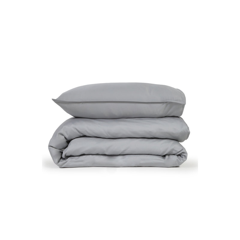 Parker Duvet Cover, Queen Duvet Cover + 2 Standard Shams, Rayon from Bamboo, Ocean