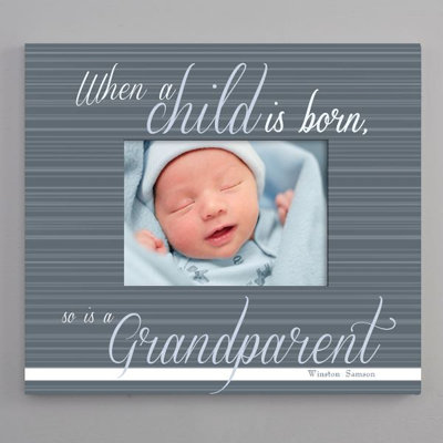 Cadre photo simple en bois mat gris