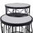 Mel Glass Top Frame Nesting Tables