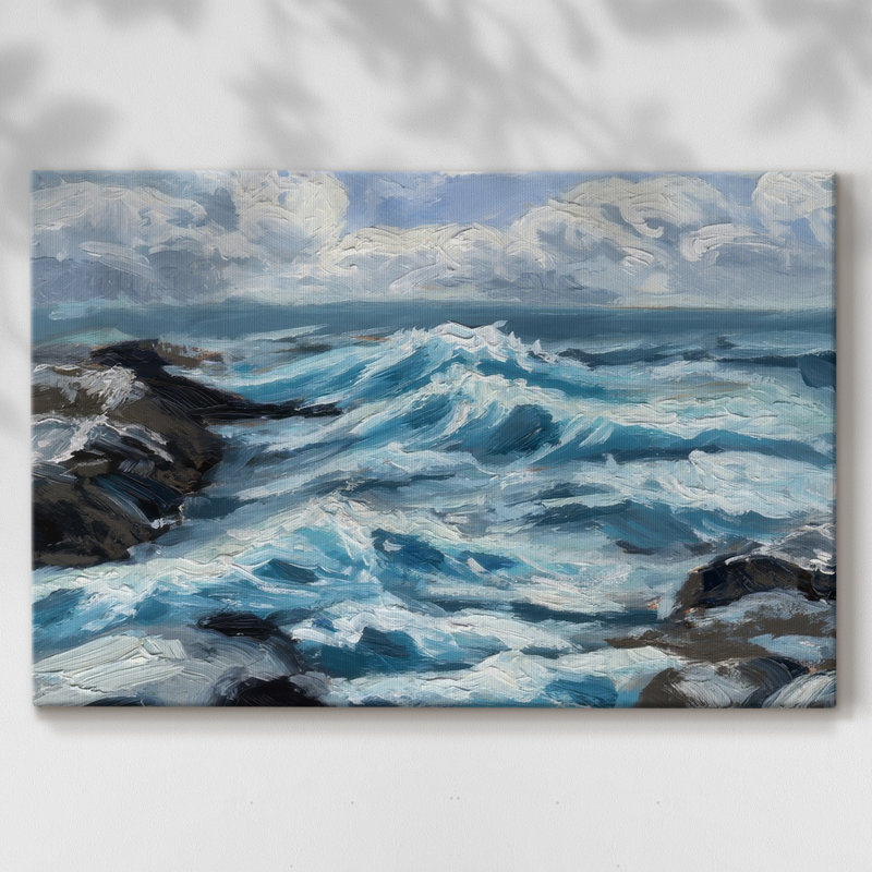 Dark Waves II - Cavas enveloppés de galerie, 40 x 60
