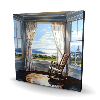 The Window - Toile bleue pour une décoration intérieure élégante