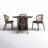 Buffolino 4 - Person Pedestal Dining Set-98202775-98202778