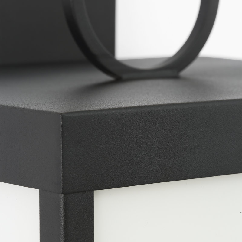 Howell Wall Lantern, Matte Black, 24.25" H x 9" W x 8.5" D
