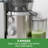 Omega High Speed Juicer with Extra Large Chute, in Silver