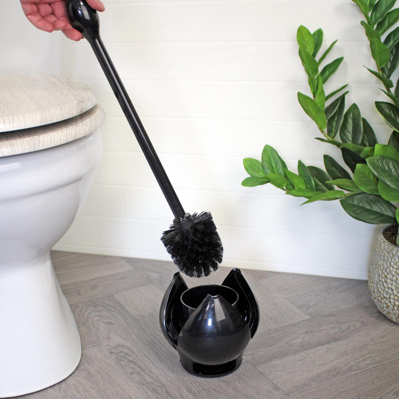 Ceianna Abs Toilet Brush White, Black