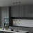 1-Light Adjustable Height Hanging Pendant Light with Hand-Blown Raindrop Glass Shades-1104176025
