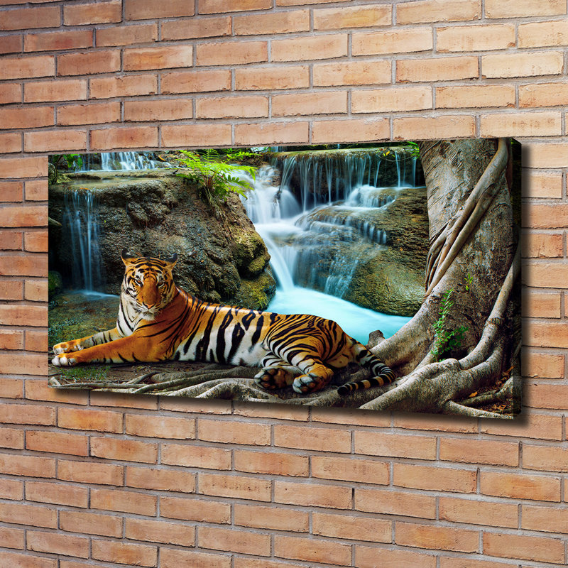 Tiger Waterfall - Wrapped Canvas Print