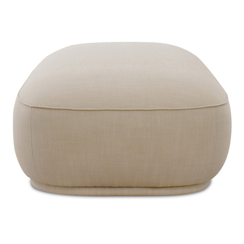 Marion Rectangular Standard Ottoman, Beige