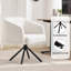 Swivel Upholstered Home Office Desk Chair Accent Armchair-129030383
