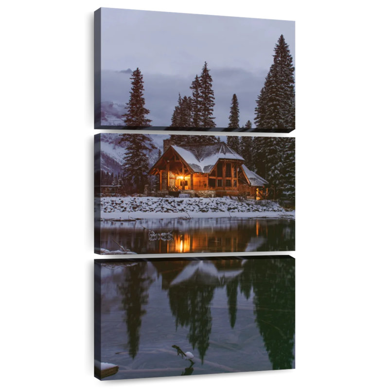 Chalet d'hiver en bois