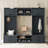 Detachable Hall Tree with Storage and 7 Hooks, Multiple Functions Hallway Coat Rack with Storage Drawers and Cabinet-1309061048