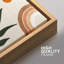 Art rétro, art moderne de style bohémien, plantes abstraites de style Mid-Century-98109255-98109254