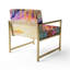 Chaise d'appoint rembourrée Floral-1121402291