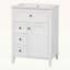 Meuble-lavabo moderne avec lavabo, 3 tiroirs, conception compacte-117983468