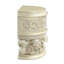 Table de chevet vatican, finition argent champagne