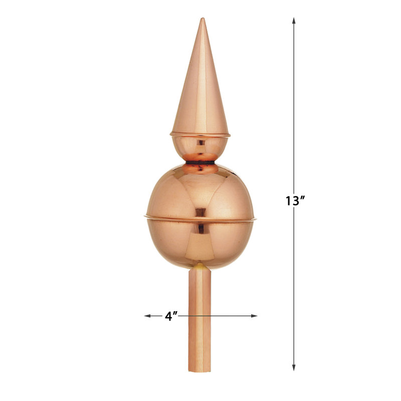 Whigham Metal Rooftop Finial