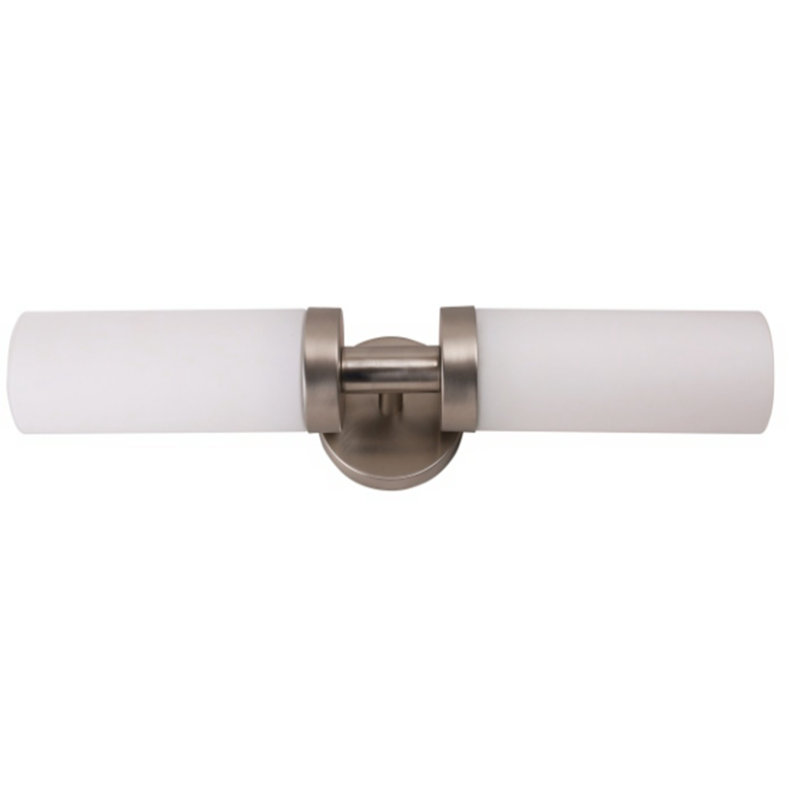 Applique murale à bras 2 lumières DEL Ickes, H 5 po x l 21 po x P 5 po