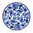 Martha Stewart Blue Vintage 12 Piece Fine Ceramic Dinnerware Set In Cobalt