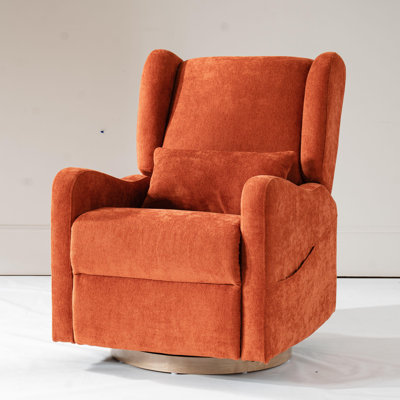 Ceandra 29.5" W Swivel Glider Power Recliner
