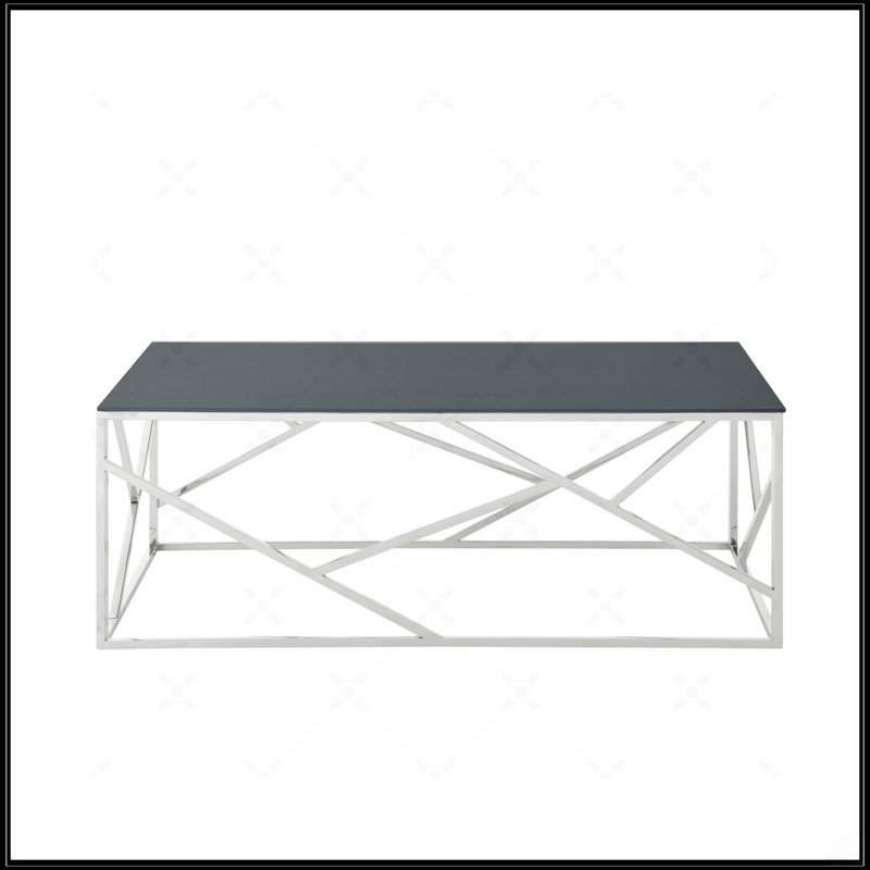 Table basse moderne Modern, Chrome chrome