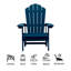 Chaise Adirondack en plastique Keysville-547142408
