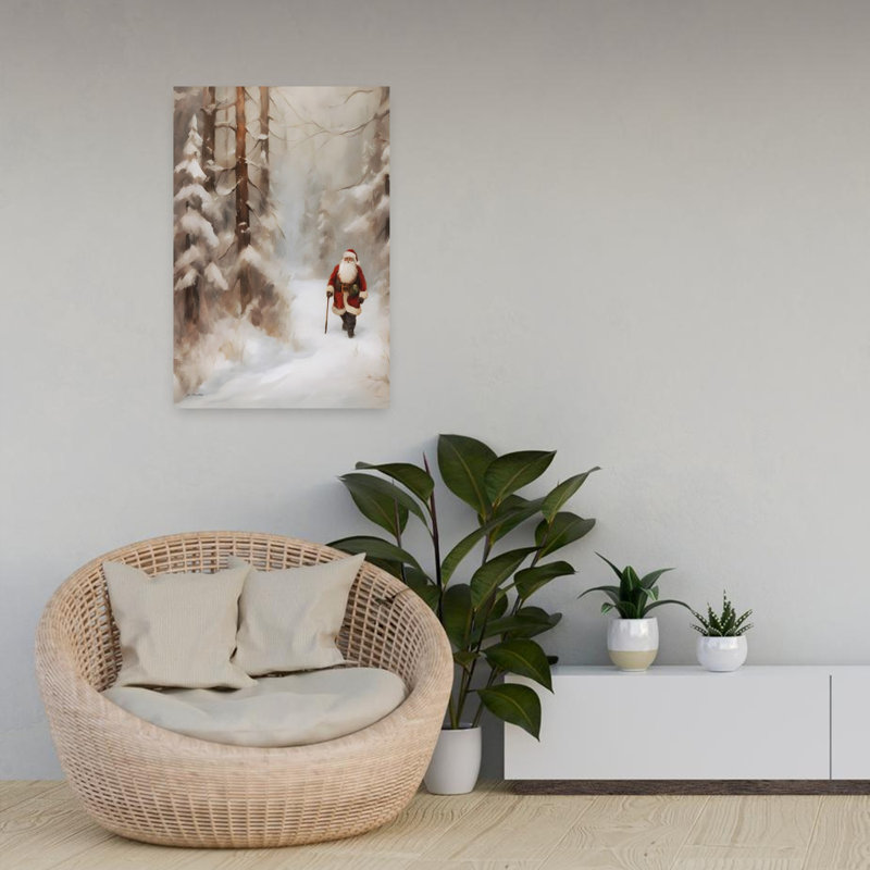 Paysage d'hiver abstrait paysage d'hiver, H 24 po x l 16 po