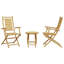 Vidaxl 3 Piece Bistro set bamboo-1277906030