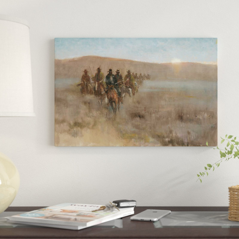 « posse i » par ernest chiriacka, impression sur toile tendue, H 8 po x l 12 po x P 0,75 po, Toile tendue, Pas de tapis