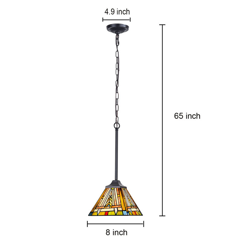 Ava-Mae 1 - Light Blackish Bronze Single Pendant
